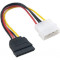 Кабель живлення EXTRADIGITAL Molex to SATA 15см (KBP1660)