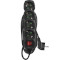 Подовжувач EMOS PC1425 Black, 4 розетки, 5м