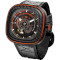 Часы SEVENFRIDAY P-series 47.6mm Orange Carbon (P3C/09)
