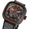 Часы SEVENFRIDAY P-series 47.6mm Orange Carbon (P3C/09)