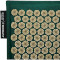 Акупунктурний килимок (аплікатор Кузнєцова) з подушкою 4FIZJO Eco Mat 68x42cm Navy Green/Gold (4FJ0251)