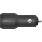 Автомобильное зарядное устройство BELKIN Boost Up Charge Dual USB-A Car Charger 24W w/USB-A to Lightning cable Black w/Lightning cable (CCD001BT1MBK)