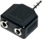 Спліттер VOLTRONIC mini-jack 3.5мм - 2 x mini-jack 3.5мм Black (YT-SA-3.5(M)/2*3.5(F))