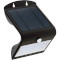 Вуличний світильник з датчиком руху та сонячною панеллю V-TAC LED Solar Wall 3W 4000K Black (7528)