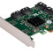 Контролер FRIME PCIe x1 to 4xSATA (ECF-PCIETO4SATAIII002)