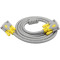 Кабель MERLION VGA 1.5м Yellow Gray