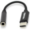 Адаптер VEGGIEG TC-201 USB-C to 3.5mm Black