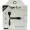 Адаптер VOLTRONIC KIN 2-in1 Type-C to mini-jack 3.5mm USB-C M/F + minijack 3.5mm Black