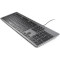 Клавіатура VINGA KB735 Black/Gray