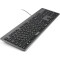 Клавиатура VINGA KB735 Black/Gray