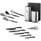 Набір кухонних ножів на підставці BERLINGER HAUS Black Silver Collection 12пр (BH-6247)