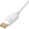 Кабель EXTRADIGITAL DisplayPort - HDMI v1.4 2м White (KBH1747)