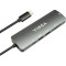 Порт-реплікатор VINGA Type-C 3.1 to HDMI + USB3.0 + USB 2.0 + SD/microSD + PD (VHC6)