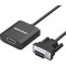 Адаптер VENTION VGA - HDMI Black (ACNBB)