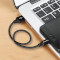 Кабель COLORWAY Nylon Braided USB to Type-C 2.4A 0.25м Black (CW-CBUC048-BK)