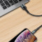 Кабель COLORWAY Nylon Braided USB to Type-C 2.4A 1м Black (CW-CBUC045-BK)