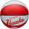 Міні-м'яч баскетбольний WILSON NBA Team Retro Mini Atlanta Hawks Size 3 (WTB3200XBATL)