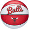 Міні-м'яч баскетбольний WILSON NBA Team Retro Mini Chicago Bulls Size 3 (WTB3200XBCHI)