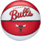 Мини-мяч баскетбольный WILSON NBA Team Retro Mini Chicago Bulls Size 3 (WTB3200XBCHI)