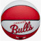 Мини-мяч баскетбольный WILSON NBA Team Retro Mini Chicago Bulls Size 3 (WTB3200XBCHI)