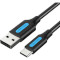 Кабель VENTION 3A Quick Charge USB-A to Type-C 2м Black (COKBH)