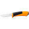 Теслярський ніж з точилом FISKARS Stay Sharp Universal Knife with Sharpener Orange (1023618)