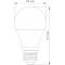 Лампочка LED VIDEX A60 E27 9W 3000K 220V (VL-A60E-09273)