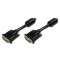 Кабель DIGITUS DVI 2м Black (AK-320101-020-S)