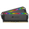 Модуль памяти CORSAIR Dominator Platinum RGB Black DDR4 3600MHz 16GB Kit 2x8GB (CMT16GX4M2K3600C16)