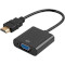 Адаптер HDMI - VGA Black (B00119)