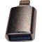 Адаптер OTG OTG USB 3.0 AF/Lightning Silver (S0999)