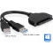Кабель USB 3.0 to SATA Slimline (S0622)