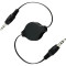 Кабель mini-jack 3.5mm 0.8м Black (B00407)