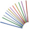 Клейові стрижні STARK 7.2мм, 12шт, різнокольорові, з глітером (525072012)