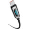 Кабель BASEUS Display Fast Charging Data Cable Type-C to Type-C 100W 2м Black (CATSK-C01)