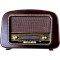 Ретро радіоприймач DAKLIN Retro Europe Walnut (RP-050A)