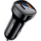 Автомобільний зарядний пристрій ACEFAST B4 Fast Charge Car Charger 66W (1xUSB-C, 1xUSB-A, PD3.0 36W, QC3.0 30W) Black