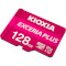 Карта пам'яті KIOXIA (Toshiba) microSDXC Exceria Plus 128GB UHS-I U3 V30 A1 Class 10 + SD-adapter (LMPL1M128GG2)