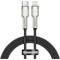 Кабель BASEUS Cafule Metal Data Cable Type-C to Lightning PD 20W 1м Black (CATLJK-A01)