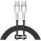 Кабель BASEUS Cafule Metal Data Cable Type-C to Type-C 100W 1м Black (CATJK-C01)