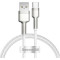 Кабель BASEUS Cafule Metal Data Cable USB to Type-C 66W 1м White (CAKF000102)