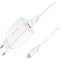 Зарядний пристрій BOROFONE BA21A Long Journey 1xUSB-A White w/Micro-USB cable