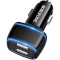 Автомобільний зарядний пристрій BOROFONE BZ14 Max 2xUSB-A, 2.4A Black w/Micro-USB cable (BZ14MB)
