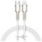 Кабель BASEUS Cafule Metal Data Cable Type-C to Lightning PD 20W 2м White (CATLJK-B02)