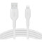 Кабель BELKIN Boost Up Charge Flex USB-A to Lightning 1м White (CAA008BT1MWH)