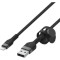 Кабель BELKIN Boost Up Charge Pro Flex USB-A Cable with Lightning Connector 1м Black (CAA010BT1MBK)