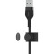 Кабель BELKIN Boost Up Charge Pro Flex USB-A Cable with Lightning Connector 1м Black (CAA010BT1MBK)