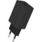 Зарядний пристрій COLORWAY 1xUSB-A, QC3.0, 18W Black w/Type-C cable (CW-CHS013QCC-BK)