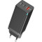 Зарядное устройство BASEUS GaN3 Pro Fast Charger 2C+U 65W Black w/Type-C to Type-C cable (CCGP050101)