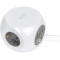 Мережевий фільтр DIGITUS 3-Way Socket Cube White, 3 розетки, 3xUSB, 1.4м (DA-70623)